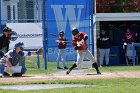 Baseball vs MIT  Wheaton College Baseball vs MIT in the  NEWMAC Championship game. - (Photo by Keith Nordstrom) : Wheaton, baseball, NEWMAC